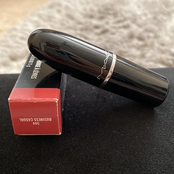 NWT Mac Lustreglass Sheer-Shine Lipstick in Business Casual 544 - Picture 4 of 6